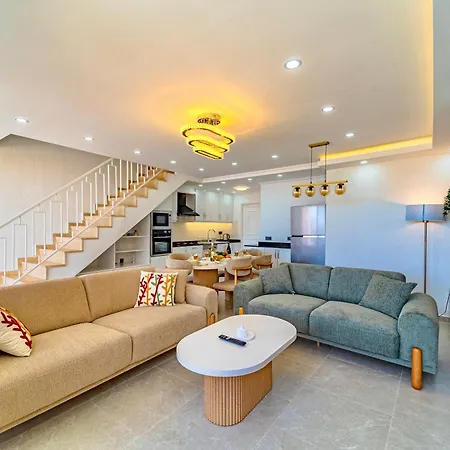 Stunning Modern Duplex In Kalkan بيت للعطل