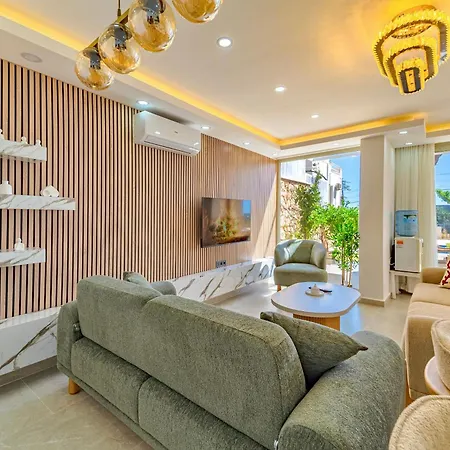 Stunning Modern Duplex Apartment In Central Kalkan