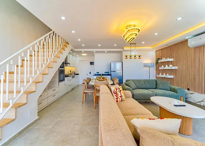 Stunning Modern Duplex In Kalkan * Kaș